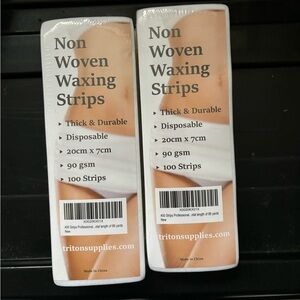 Non woven wax strips
